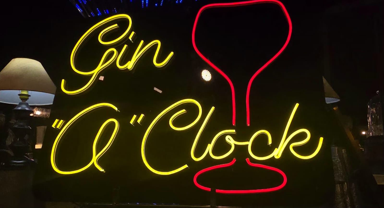 Gin O'Clock neon sign