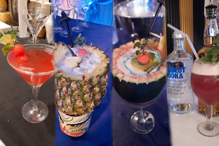 Tiki and watermelon cocktails