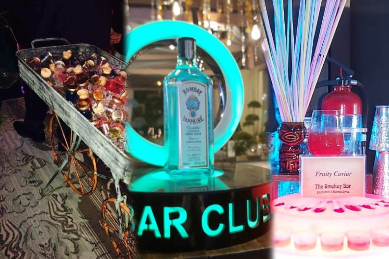LED Bar Club counter