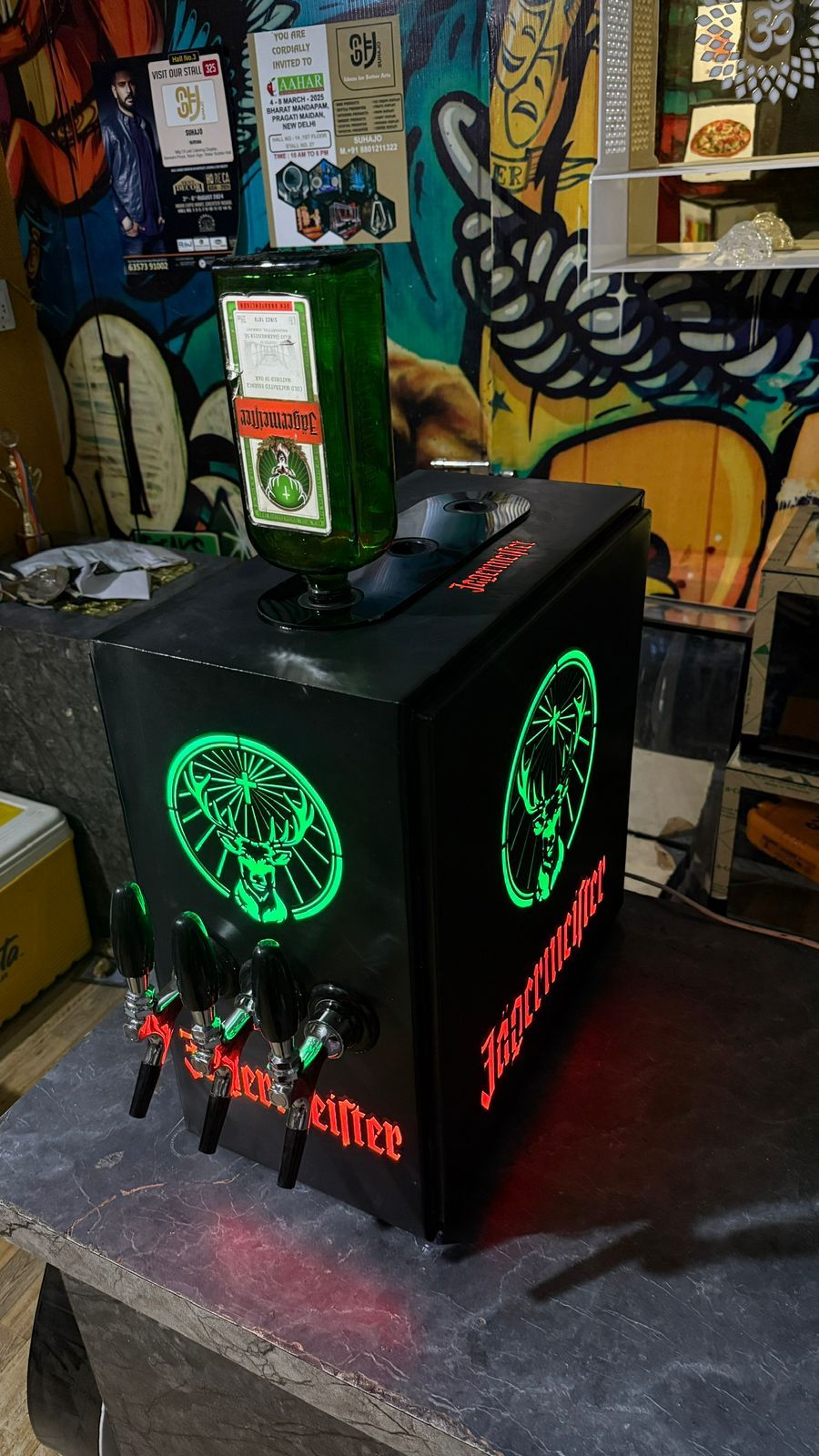 Jägermeister ice-cold shot machine